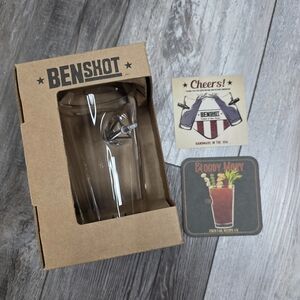 BenShot | Archery Broadhead Pint Drinking Glass, Made In The USA *NWT